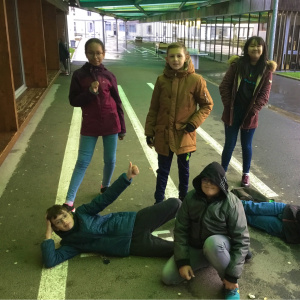 Les élèves devaient prendre une photo originale de leur équipe